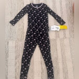 Kickee Pants 4t star print long sleeve pajama set